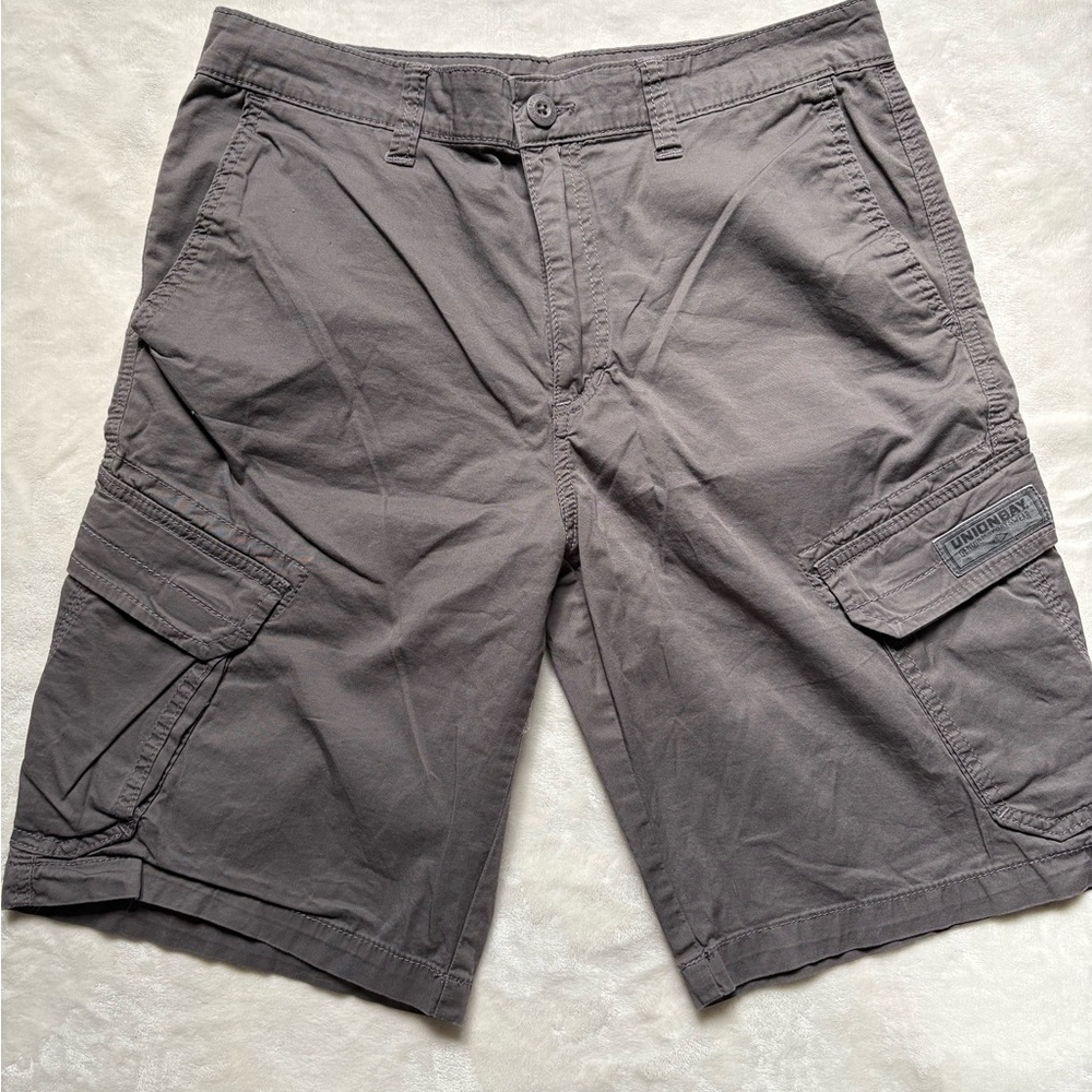 UNIONBAY Gray Cargo Shorts